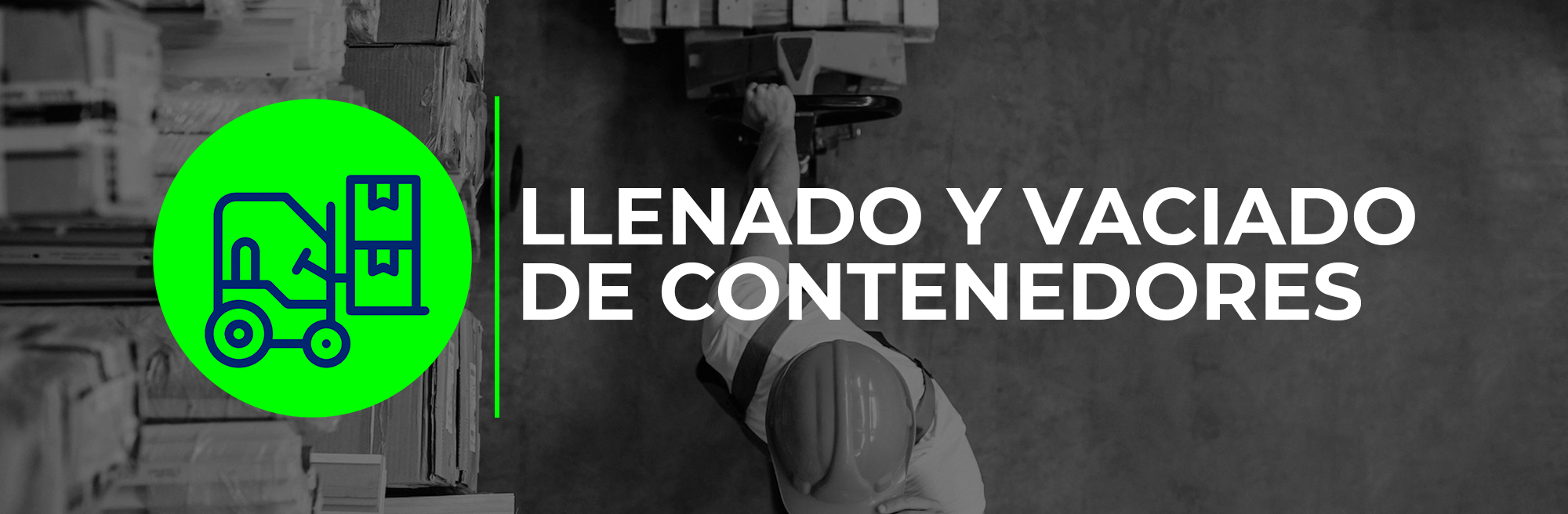 llenado y vaciado de contnedores