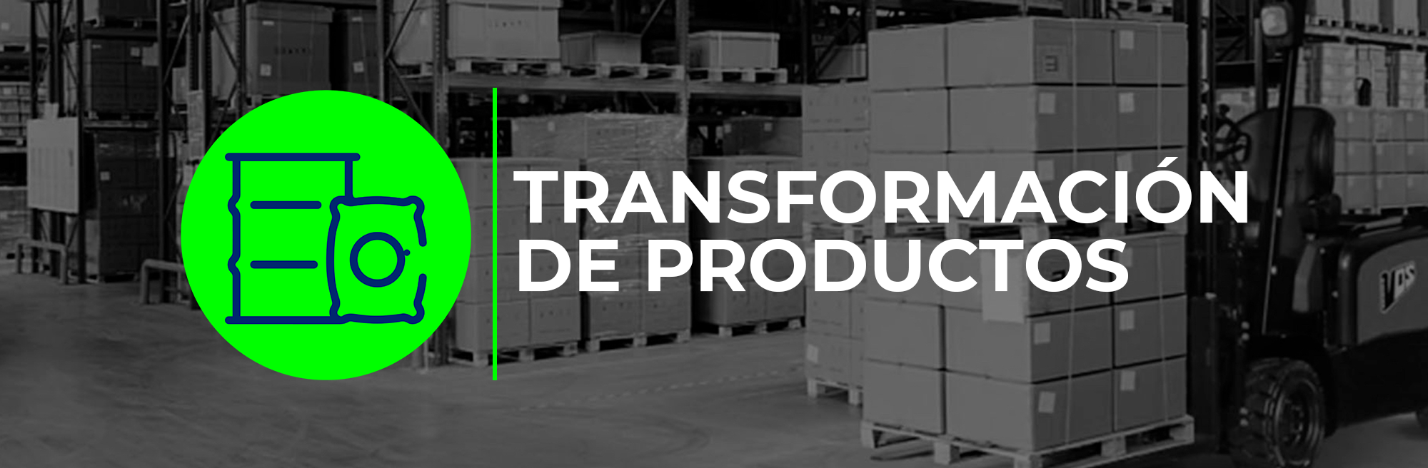 transformación de productos